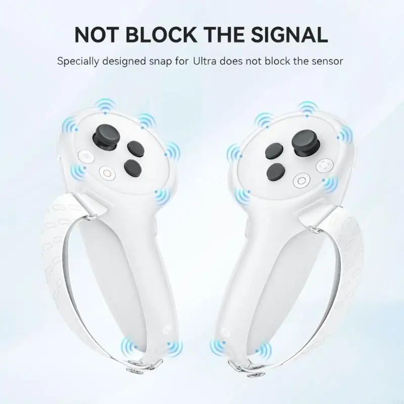 LTY 1 Pair Handle Protective Cover for 4 Ultra Game Controller Enjoy Easy Battery Replacement Nonslip Designing