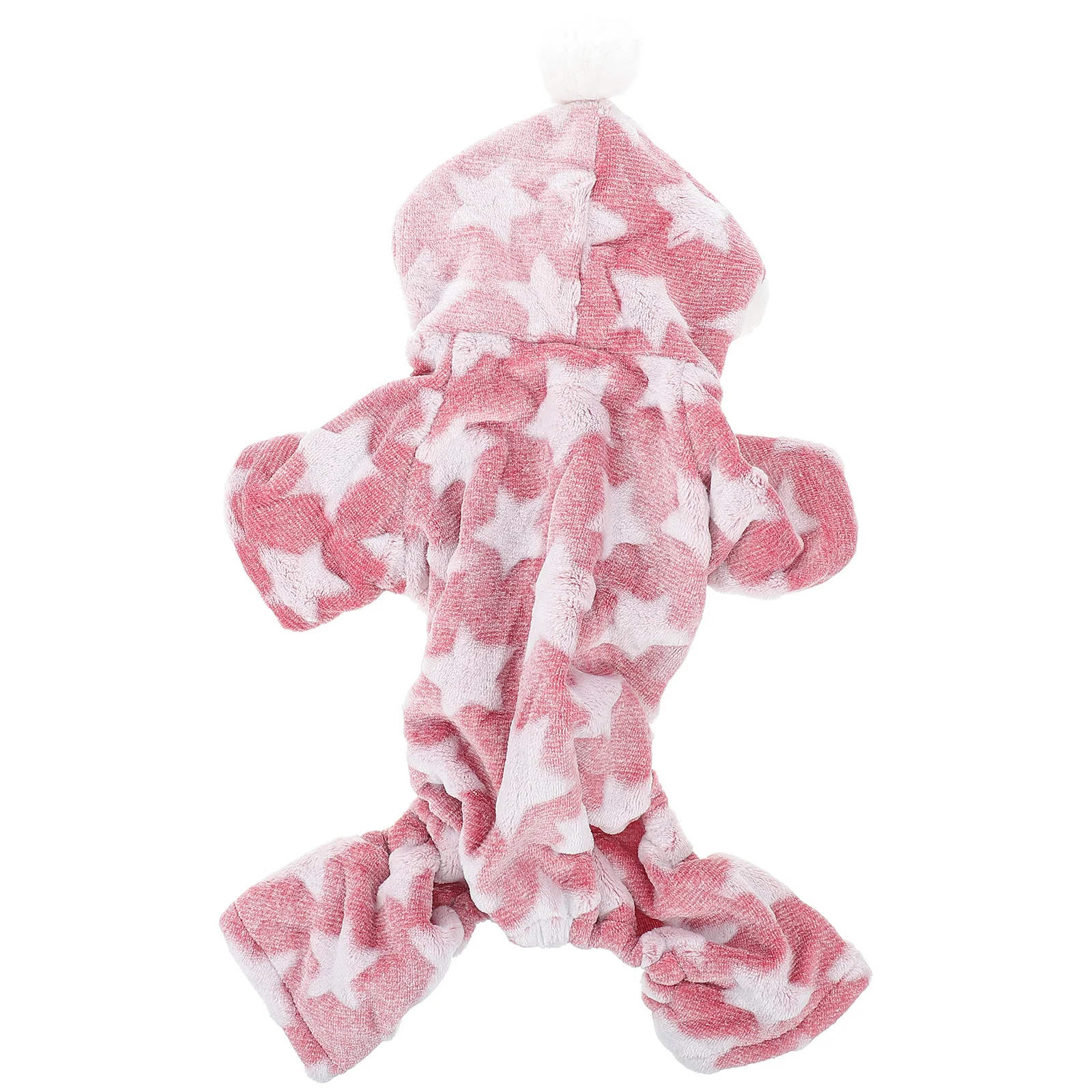 

Pet Pajamas Costumes for Dogs Clothes Coral Fleece Puppy with Hat Fall Outfit