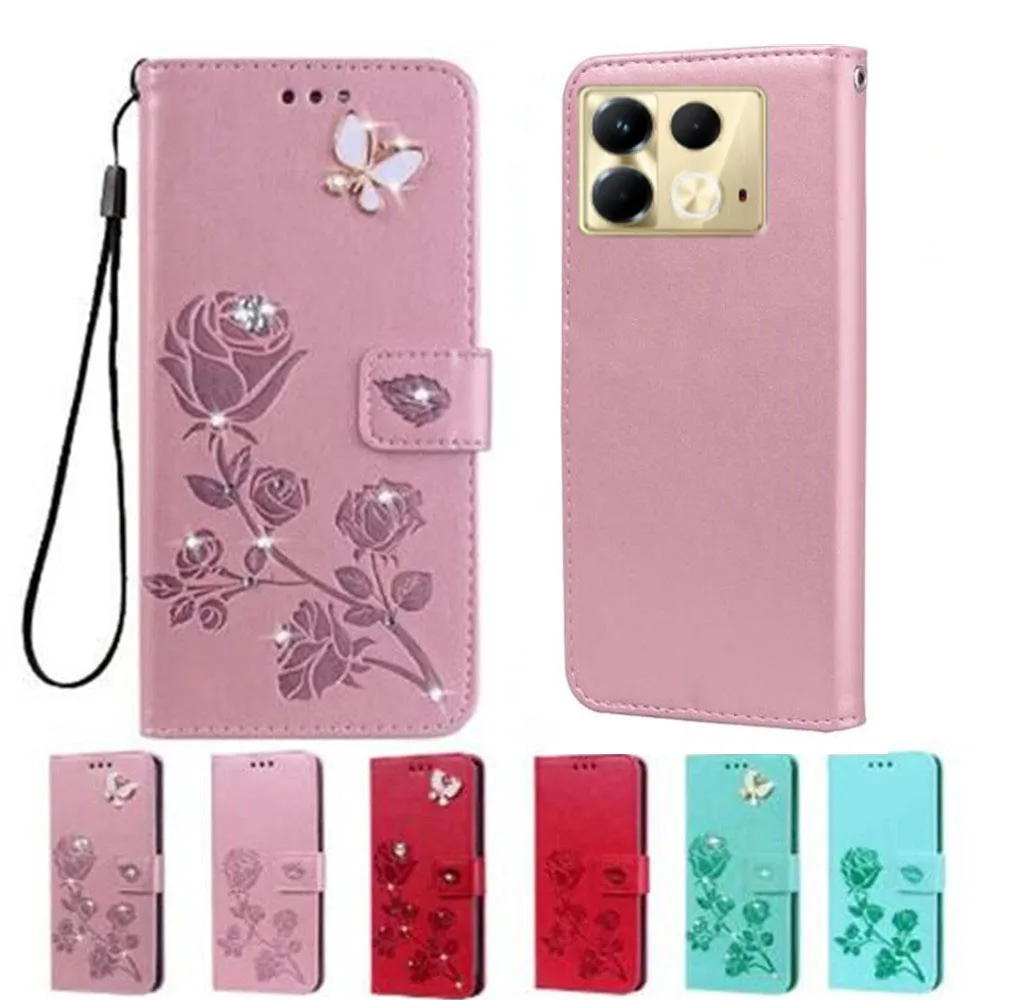 Leather Case For Infinix Note 40S X6850B 6.78