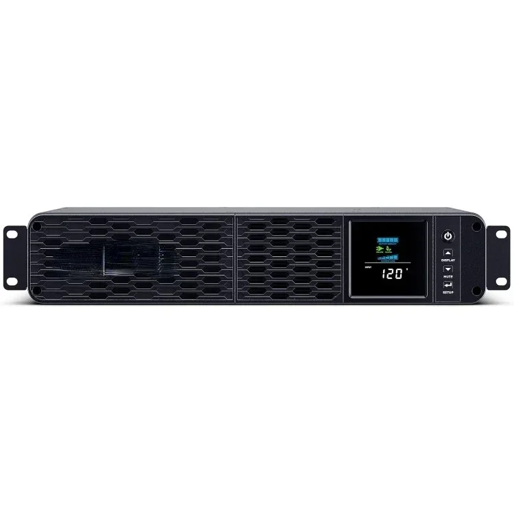 

CP1500PFCRM2U PFC Sinewave UPS System, 1500VA/1000W, 8 Outlets, AVR, Short Depth 2U Rackmount