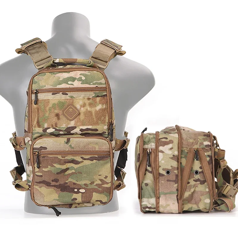 Emersongear Tactical D3 Wielofunkcyjna torba Outdoorowy plecak na ramię Hydration Carrier Piesze wycieczki Camping Polowanie Nylon EM9324