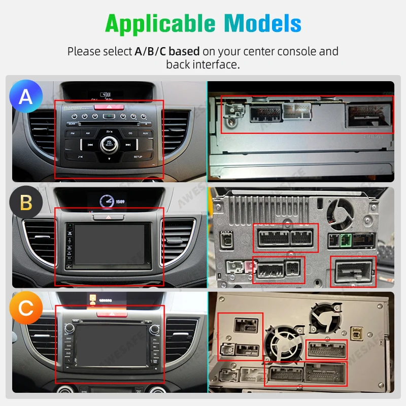 Junsun Android13 Qualcomm 8 Core Wireless CarPlay for Apple Android car Car Radio For Honda CRV CR-V 2012-2016 Car Radio GPS