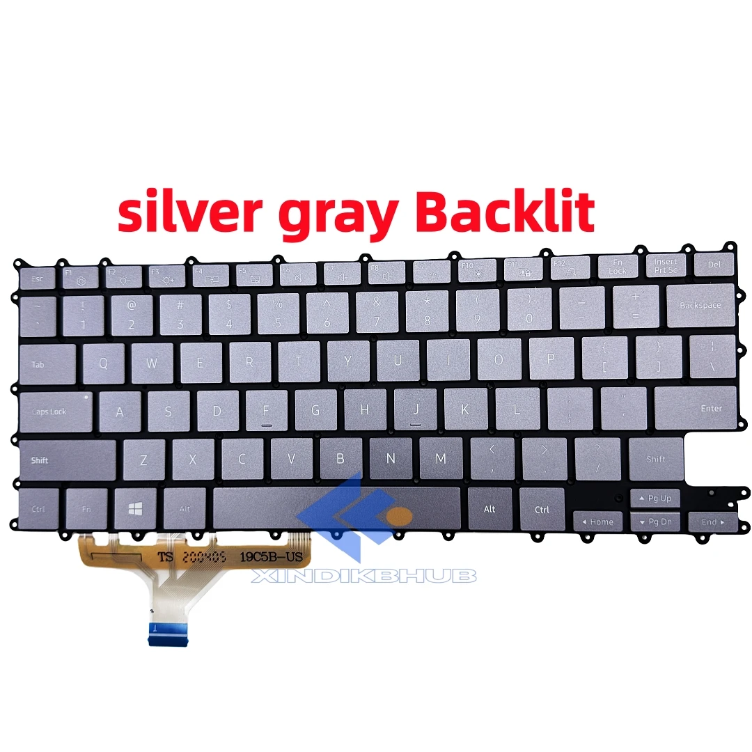 

XIN-US layout Backlit Laptop Keyboard For Samsung Galaxy Book Flex Alpha NP730QCJ NP730QCJ NP730QDA