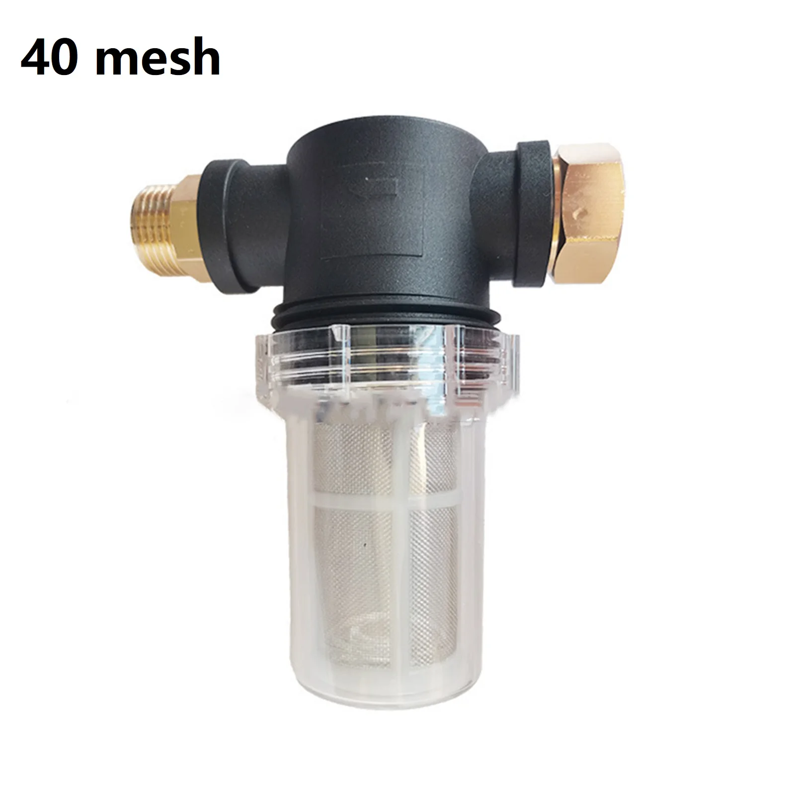 

Includes Manual Instructions Garden Hose Strainer Inlet Strainer Garden Hose Gasket PC Filter Body Stainless Steel Mesh
