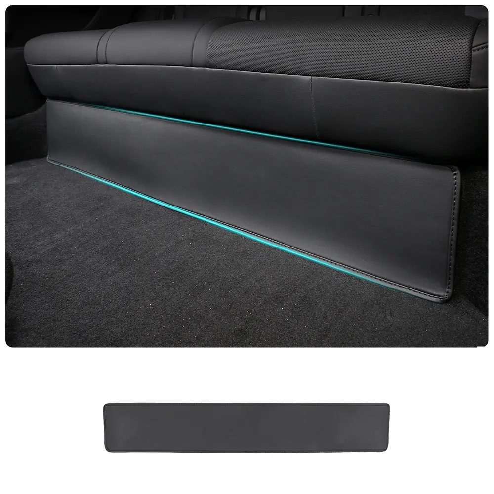 

For Tesla Model 3 Highland 2024-2026 Model Y Juniper 2025-2026 Under Rear Seat Side Full Anti-Kick Leather Protector Pad 1PC