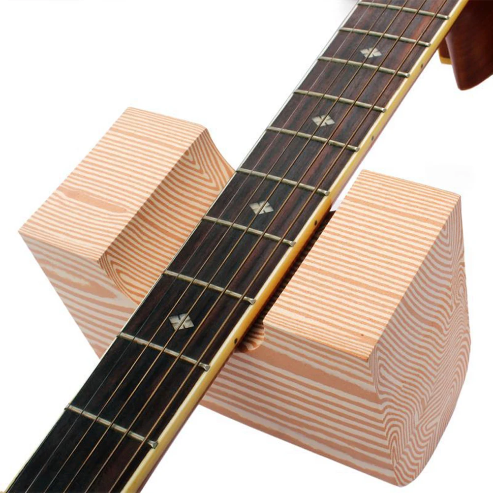 

Piano Repair Tools Cork Guitar Rest Neck Display Stand Care Wooden Support Bamboo