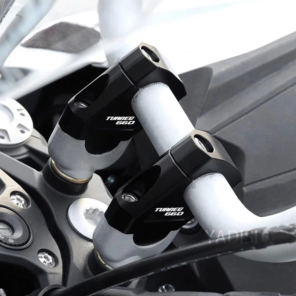 Handlebar Riser Clamp CNC Handle Bar Lift Extend Adapter Mount For Aprilia Tuareg 660 Tuareg660 TUAREG660