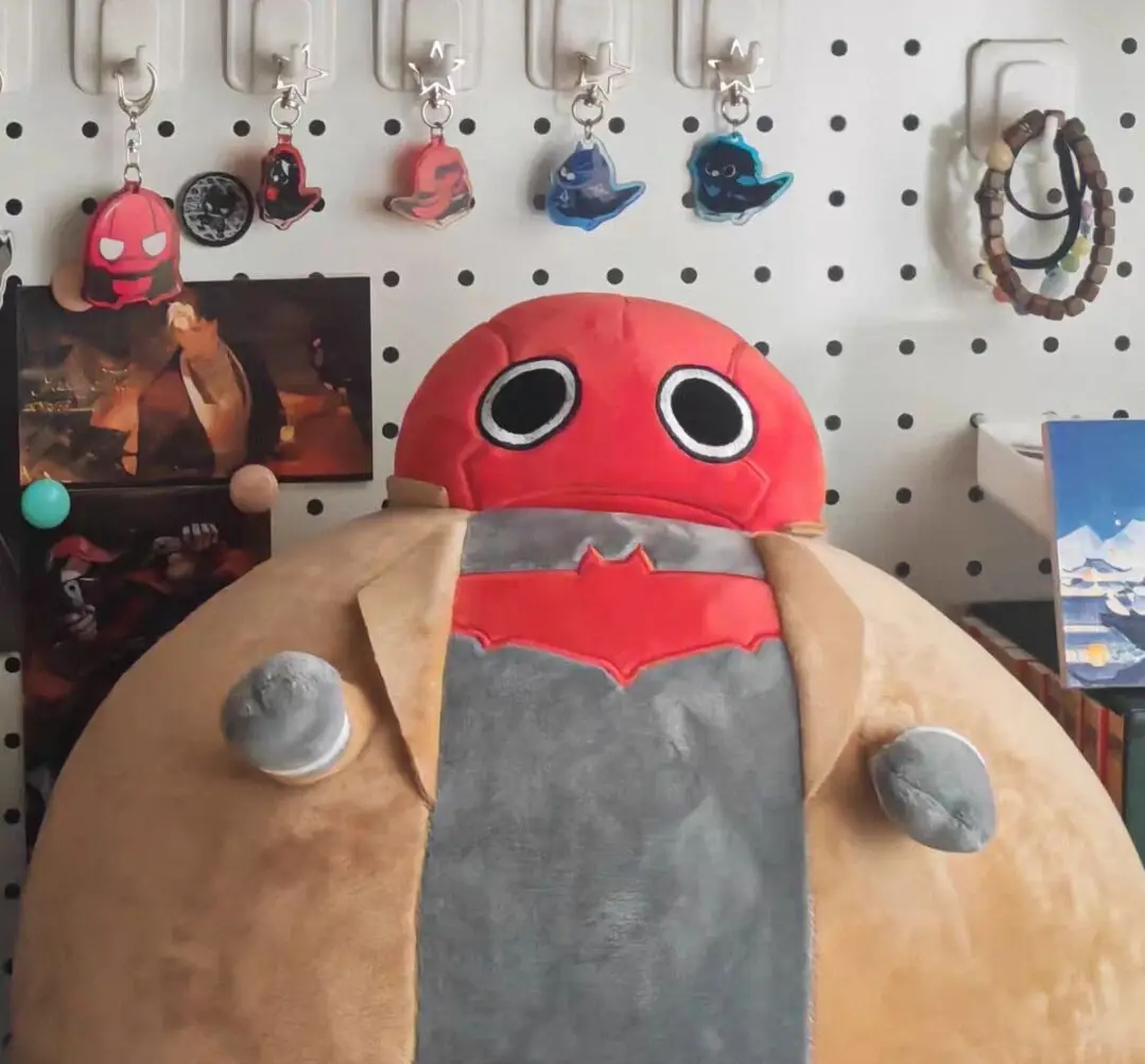 

Hot New Fat Jason Todd Plush Doll Cute Anime Peripherals Toy Halloween Christmas Gif