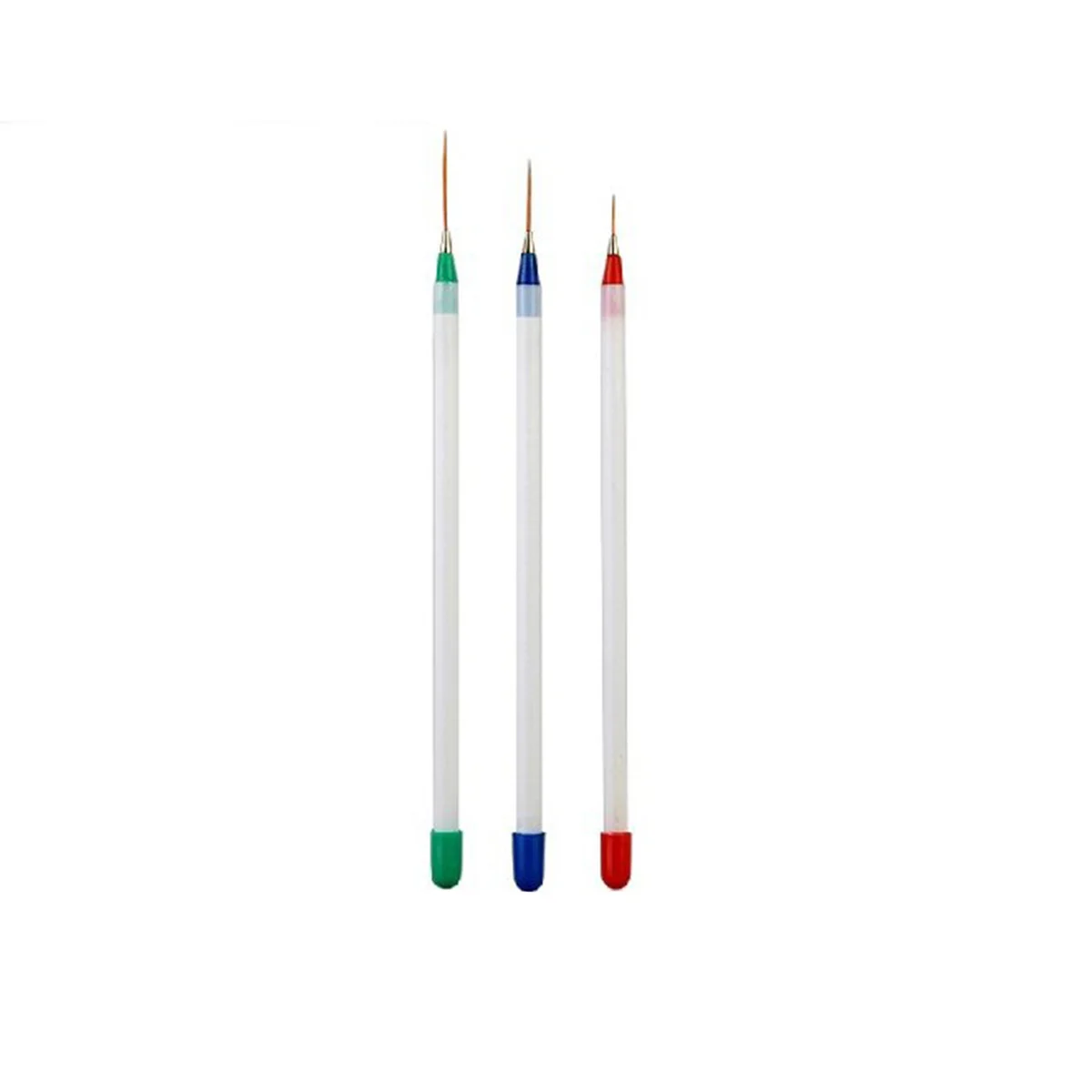 

3 Pcs Nail Dotting Painting Drawing Nail Pull Pen Great for Fine Nail Work(White) Women Girls Nail