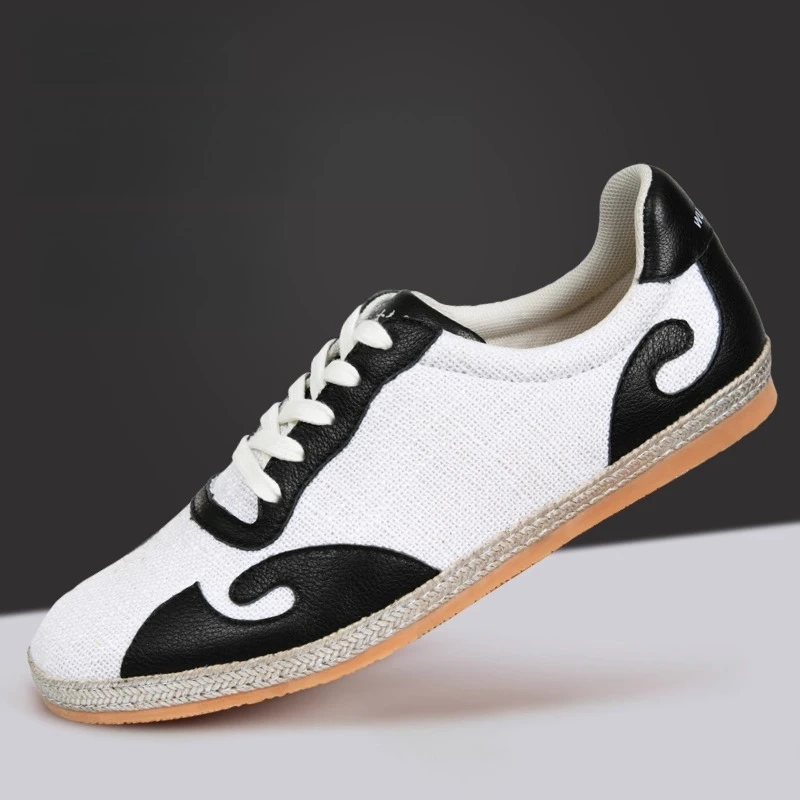 

Canvas Kung Fu Shoes Martial Arts Shoes Lightweight Flexible Non Slip Breathable Wushu Shoes for Men Women Practice Taichi