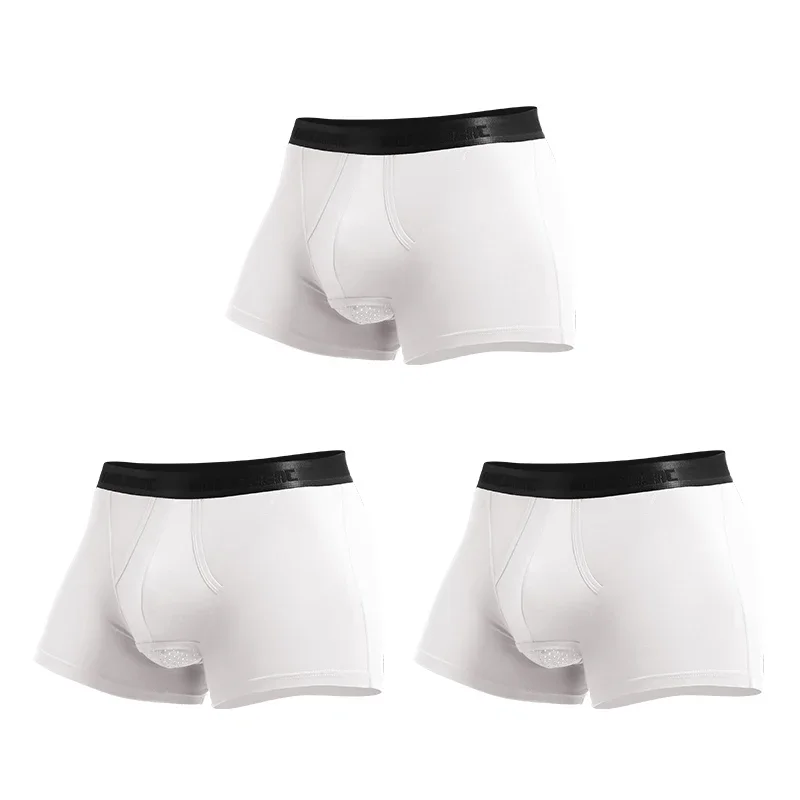 

Мужские трусы, 3 шт., шорты-боксеры с разрезом и длинными блоками на спине, шорты Mode Scrotal