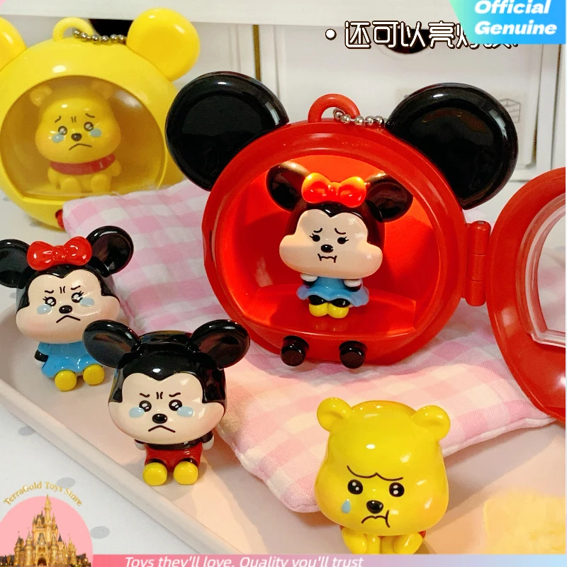 

Новая оригинальная фигурка Toptoy Disney Mickey & Friends Mini Pouting Series в слепой коробке, милый брелок-подвеска для сумки, подарок для девочек-фанаток