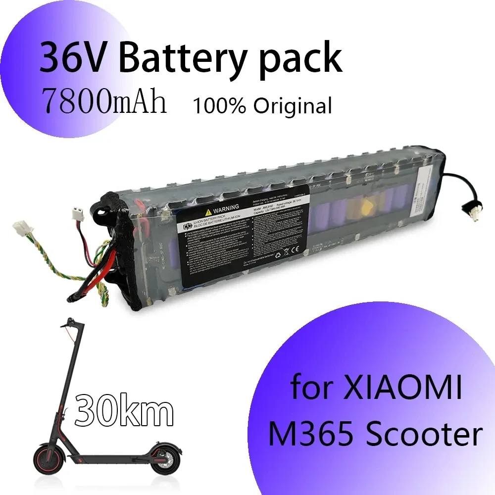 

Daweikala-Paquete de batería para Xiaomi M356 M356 Pro, paquete de batería especial, 36v, Li-ion10.5Ah, 2023, 50km, 18650