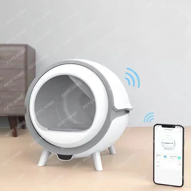 

Intelligent Automatic Cleaning Cat Litter Box Electric Shit Shovel Machine Oversized Deodorant Cat Toilet