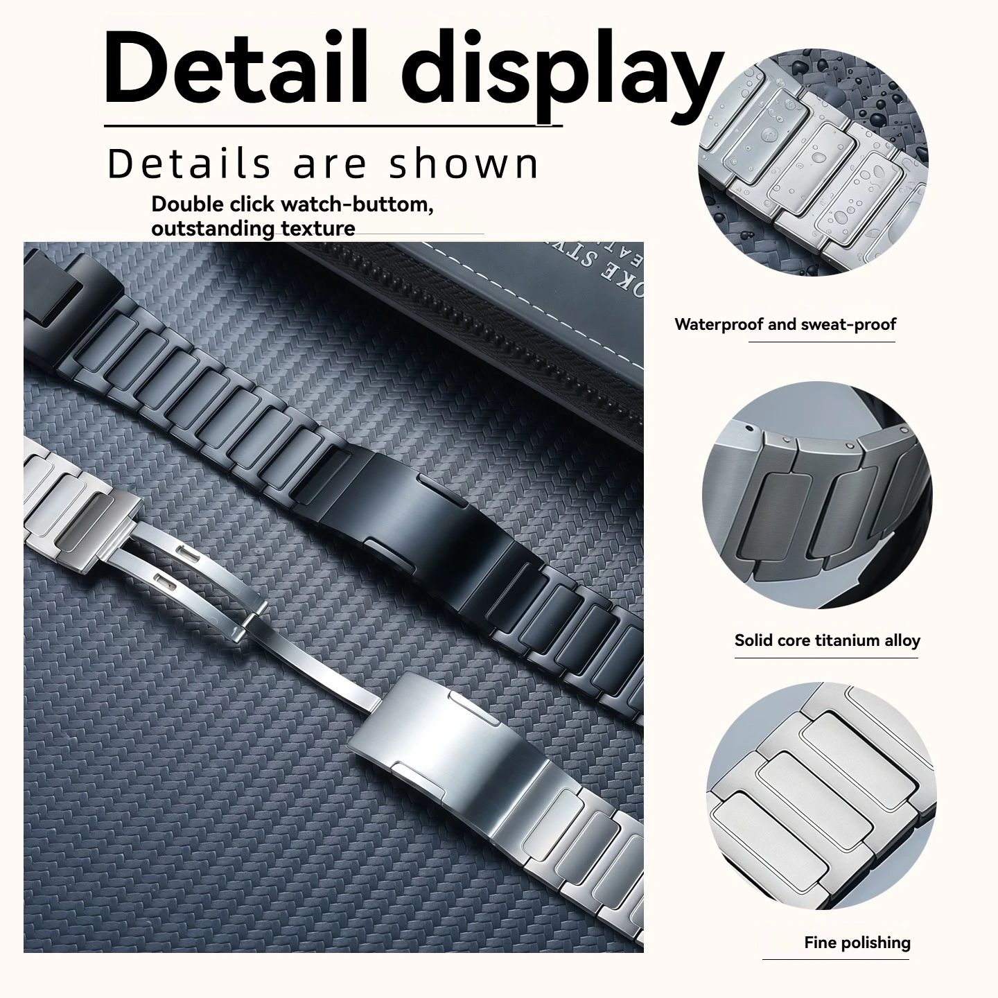 تعديل حزام ساعة اليد غير القابل للصدأ لساعة كاسيو G-SHOCK الصلب القلب GST-B400 سلسلة الرياضة الرجال معصمه حزام + أدوات