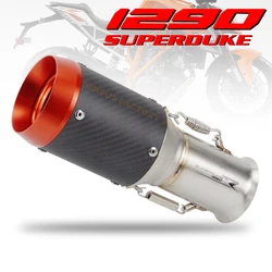 Slip-on for KTM 1290 Super Duke-R SDR 2017 2018 2019 2020 2021 Modified Motorcycle Exhaust Escape Moto Muffler Middle Link Pipe