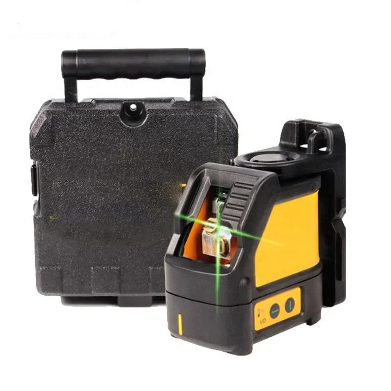 for Factory wholesale cross 2 Lines AA battery portable high precision mini laser level with bracket set