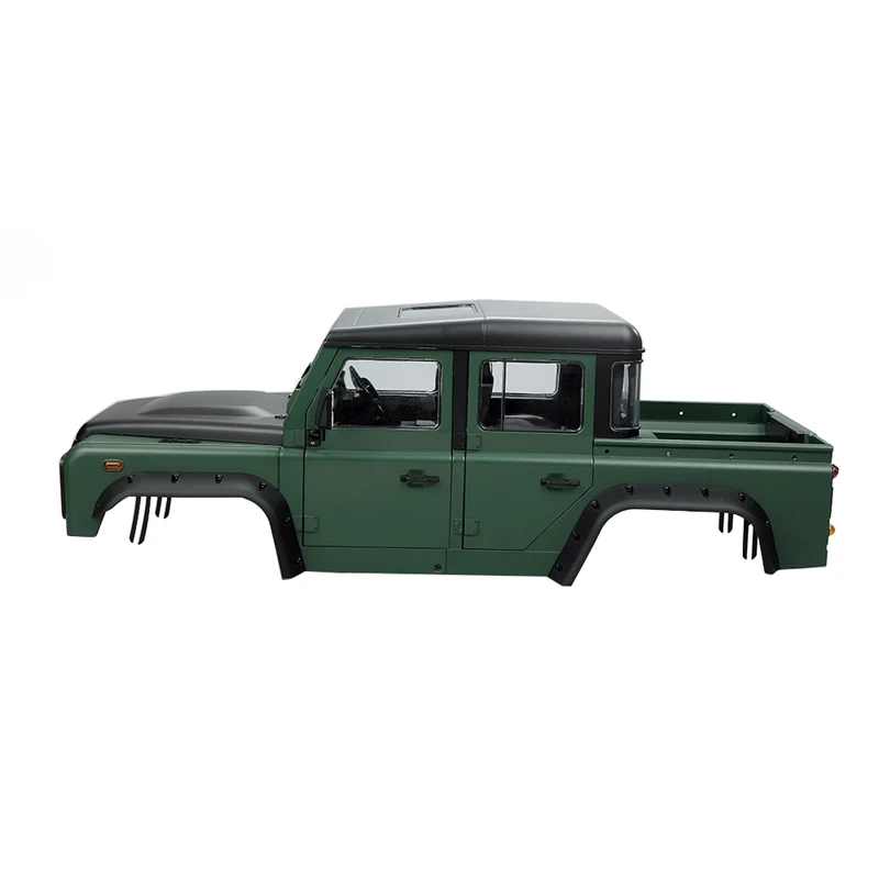 313Mm 12.3In Wheelbase D130 Defender Pickup Body Shell For 1/10 RC Crawler Car Traxxas TRX4 TRX-4 Axial SCX10 90046