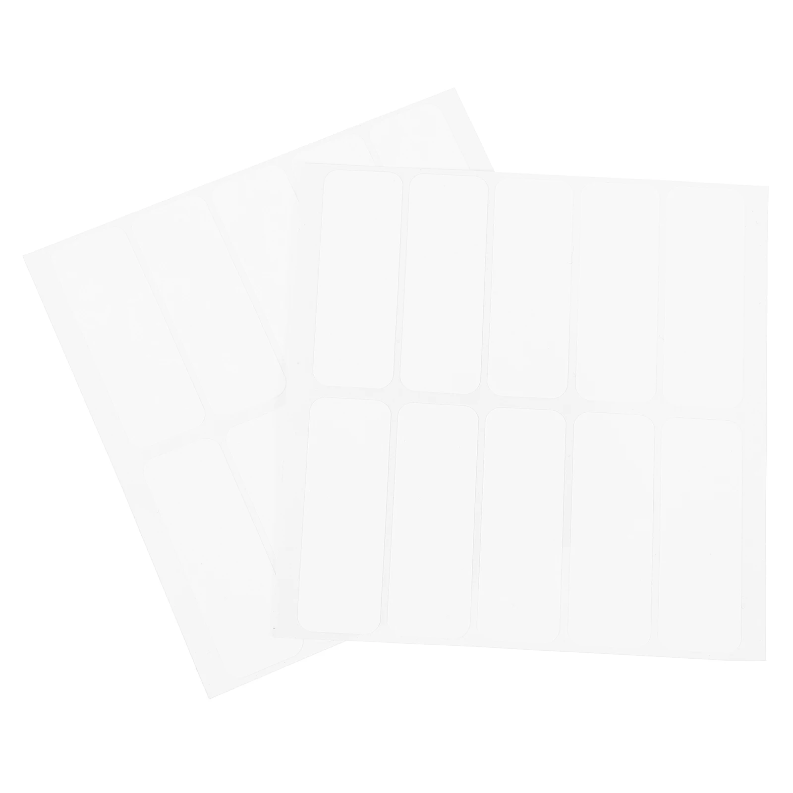 

20pcs Blank Fabric Washable Clothing Tags Iron On Name for Clothes Stickers Multipurpose Garment Labels Laundry Tags