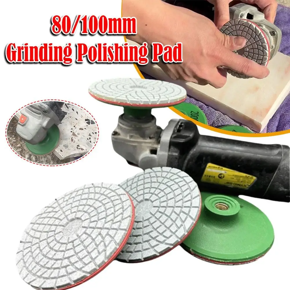 

80/100mm Sanding Disc All-in-one Chamfering Grinding Edge Grinding Polishing Pad Grinding Wheel for Granite Sanding Polishing