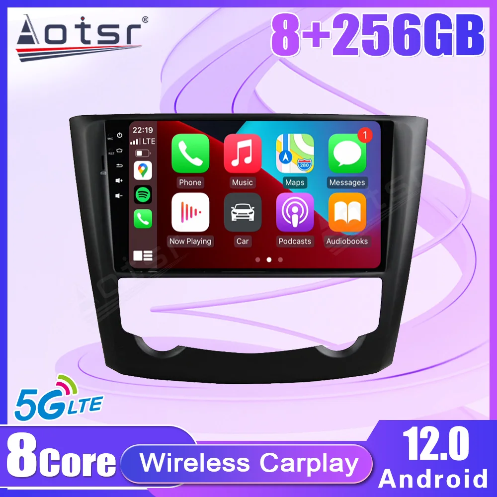 2 Din Android 12 Wireless Carplay Car Radio for Renault kadjar Multimedia Video Player QLED screen GPS 5G LTE Auto Stereo 8 core