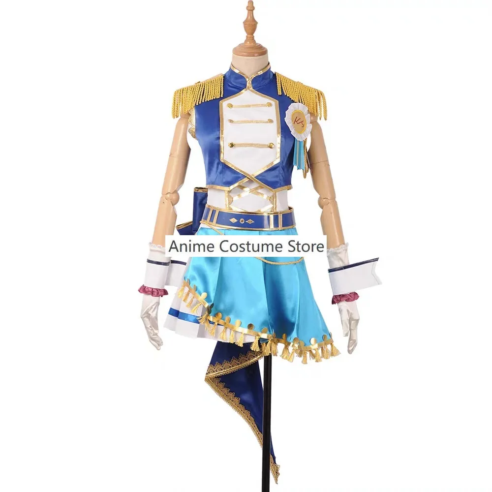 Anime Lovelive Snow Halation Sonoda Umi Cosplay Costume 6th Anniversary Wig Dress Uniform Full Set Woman Sexy Kawaii Party Suit