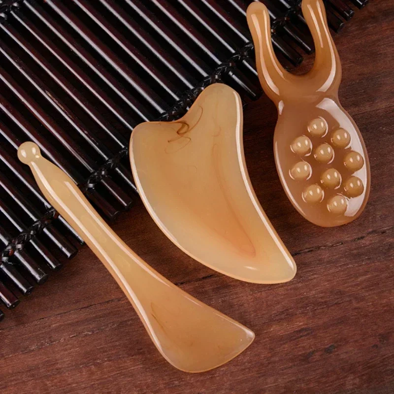 Resin Face Lifting Guasha Scraping Massage Facial Tools Massage Plate Reduce Puffiness Nose Lifting Nose Massager Beauty Health