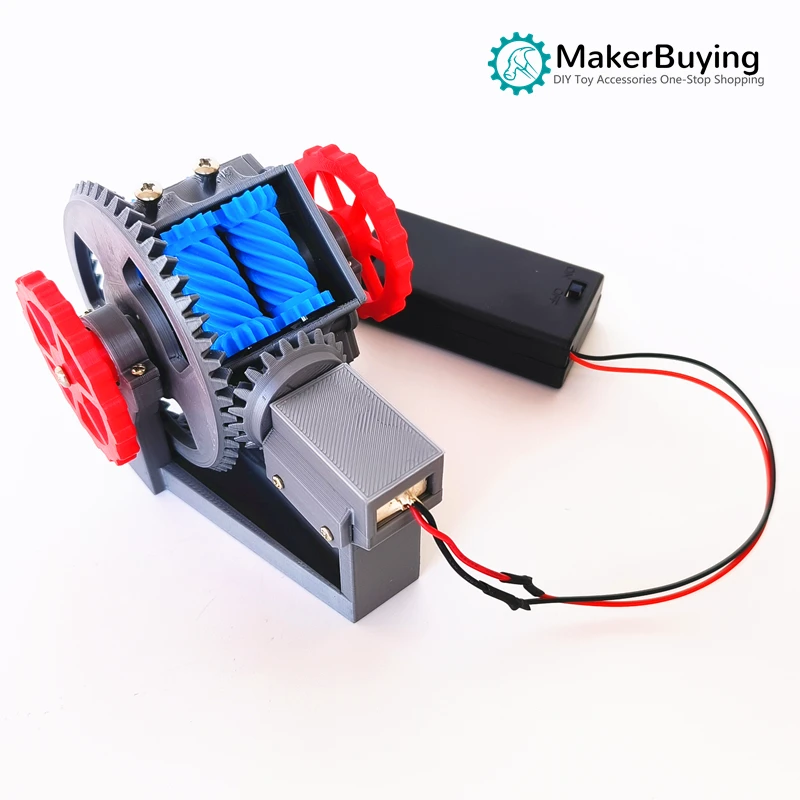 Torsen self-locking limited slip differential structure principle model teaching ornaments 3D printing