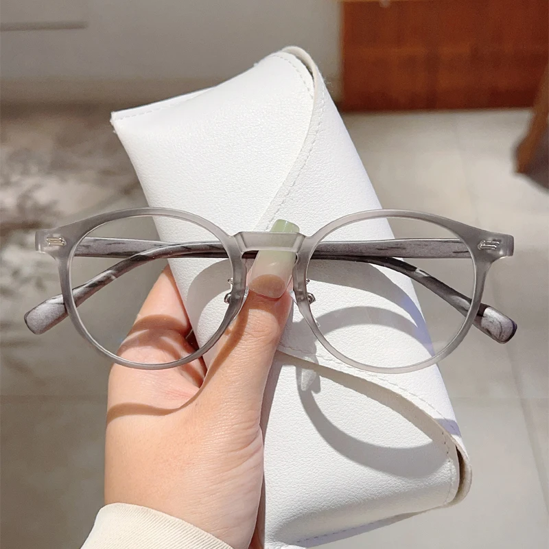 Gm lumias vintage redondo armações ópticas moda feminina doce cor aro decoração óculos na moda design da marca estilo coreano