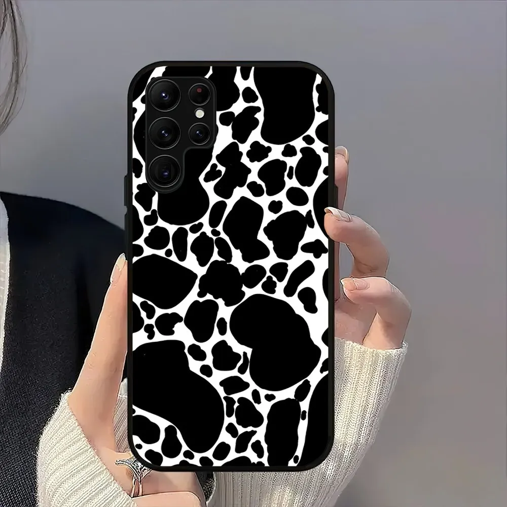 Cute Cow Print Fashion Phone Case For Samsung Galaxy A53 A52 A71 A73 A70 A72 A91 A80 S Shell