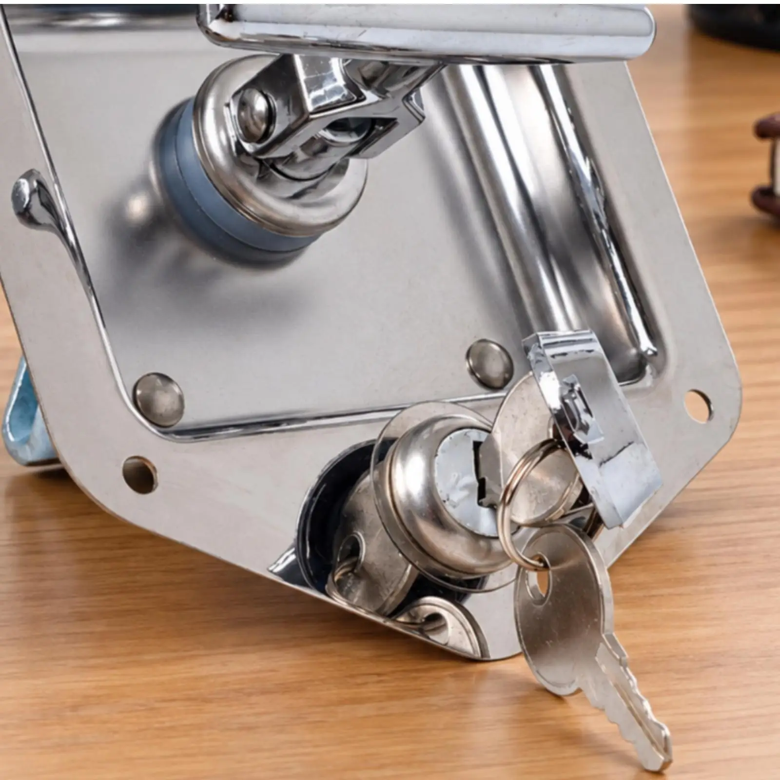 T-Handle Lock Polished Stainless Steel T-Handle Lock Resistant Truck Latch for