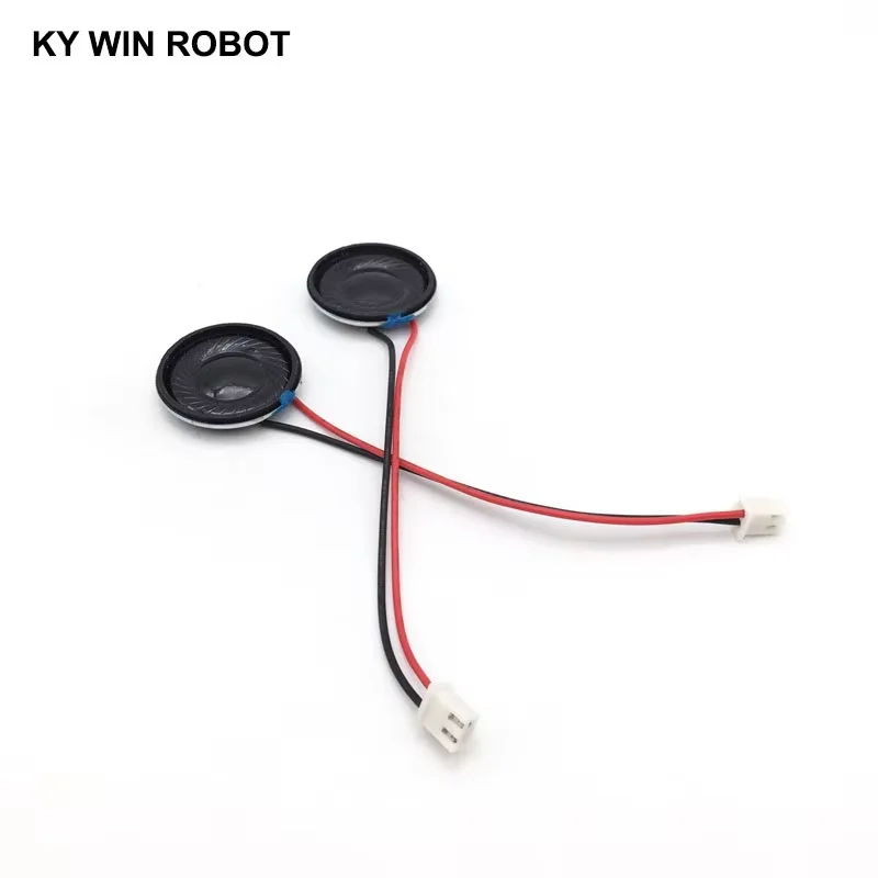2pcs New Ultra-thin speaker 2 ohms 8 watt 2W 8R speaker Diameter 28MM 2.8CM thickness 5MM with PH2.54 terminal wire length 10CM