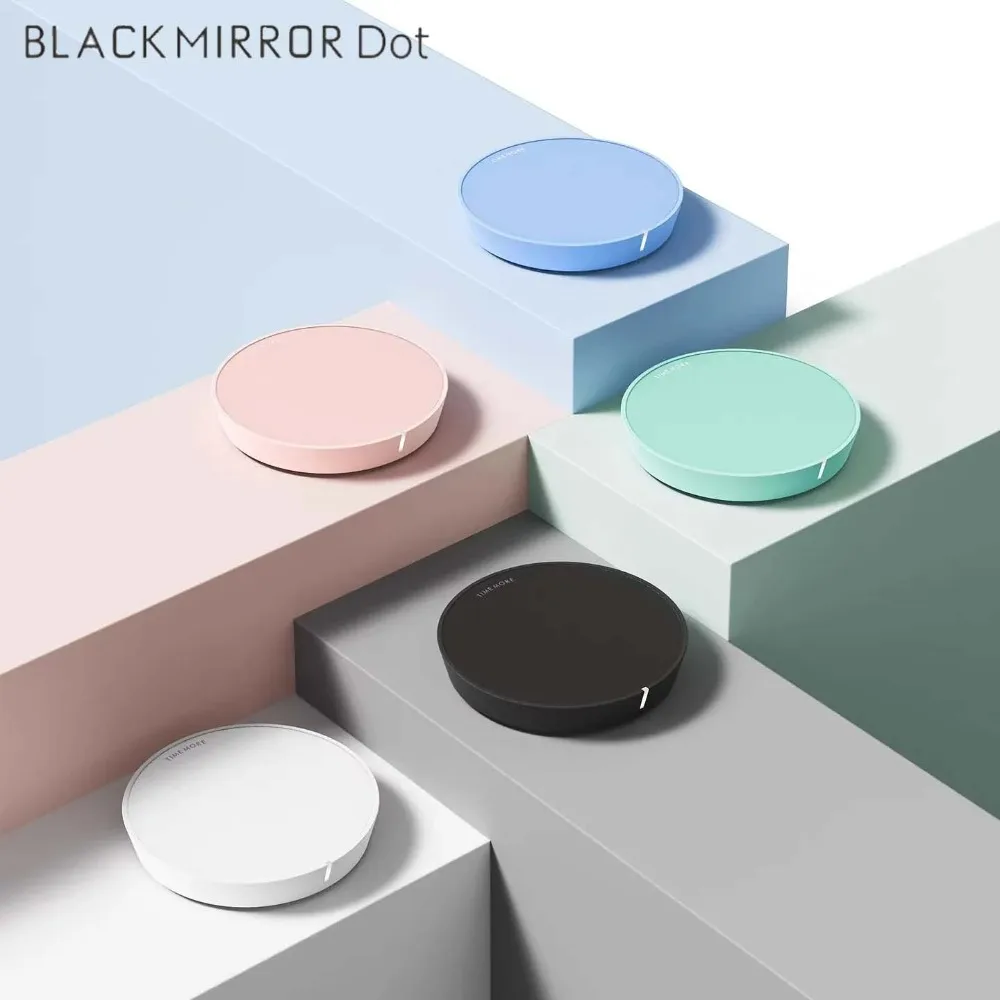 TIMEMORE Black Mirror Dot Coffee Electronic Scale Screen Free Intelligent App Interconnection Light Thin Bluetooth Coffee Scales