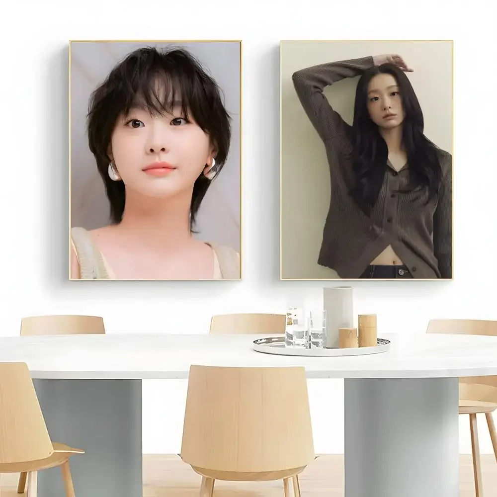 K-Kim Da-mi Poster Frameless Peel-and-Stick Removable Wall Art Print