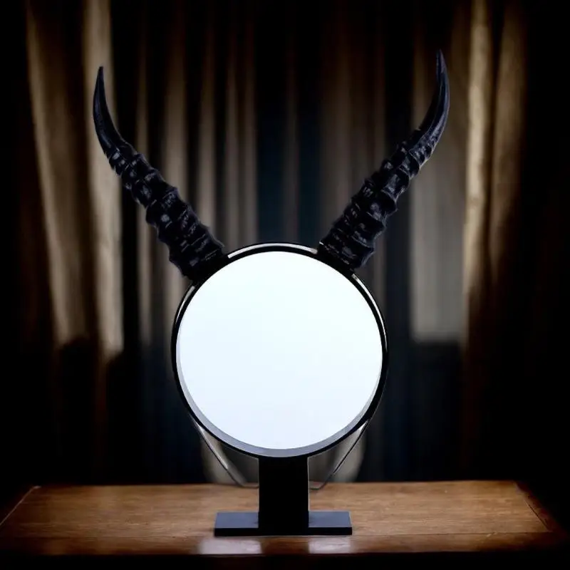 Diadema gótica de cuerno para niña y niño, tocado inspirado en el antílope, oveja diablo, buey, decoración de disfraz de fiesta de Halloween