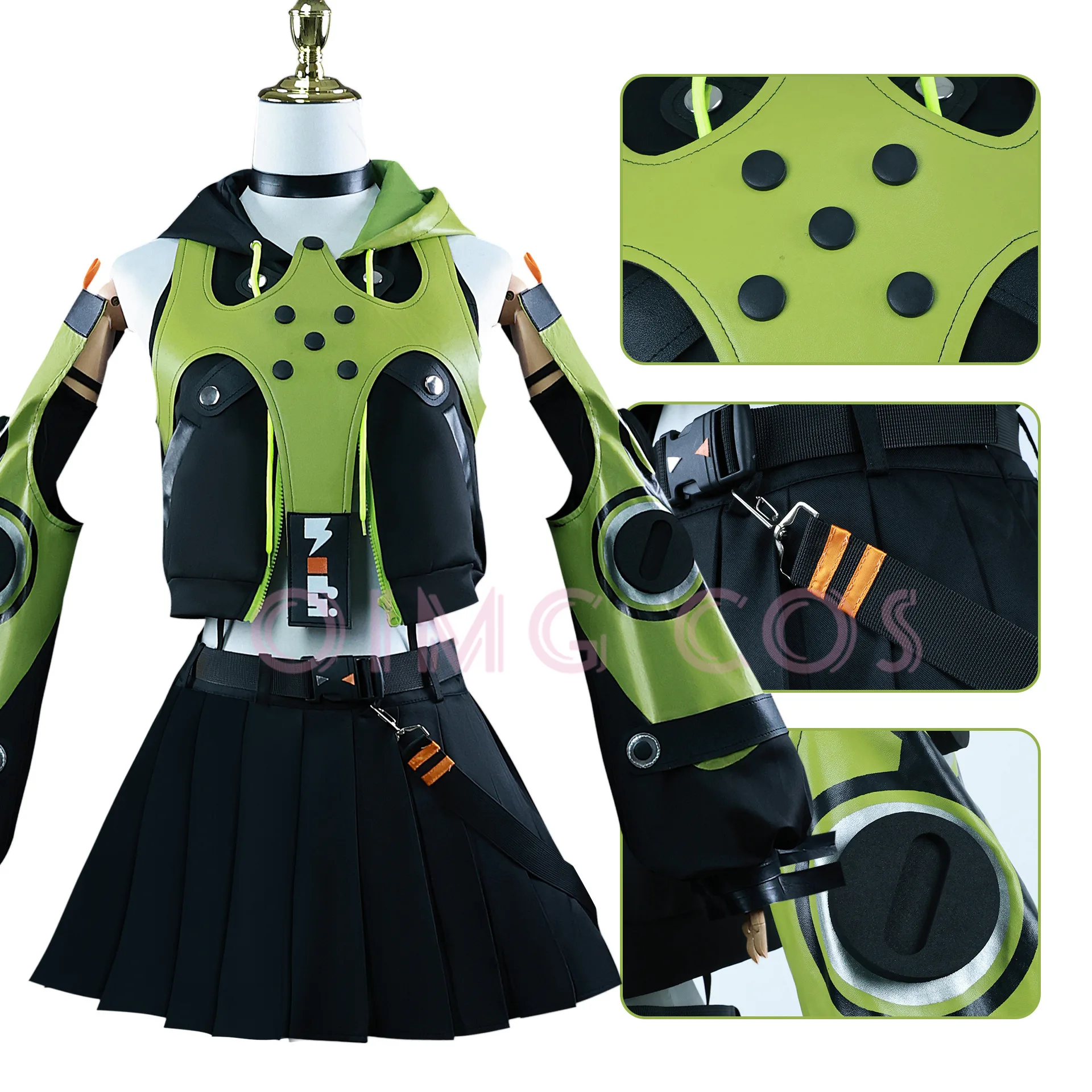 Anby Demara Cosplay Kostüm Zenless Zone Null Karneval Uniform Perücke Anime Halloween Kostüme Frauen Spiel