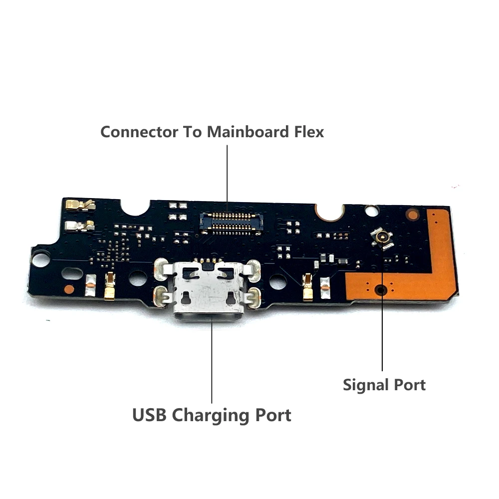 Imagem -06 - Porta de Carregamento Usb Soquete Placa de Microfone Cabo Flexível Conector Peças para Motorola Moto e7 E6s e4 e6 Plus e5 Play go E2023 50 Pcs