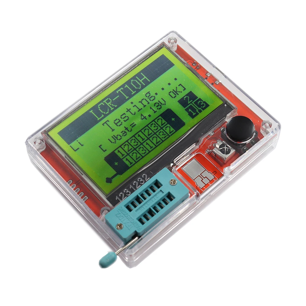 New LCR-T10H Transistor Tester Multimeter Colorful Display TFT For Diode Triode MOS/PNP/NPN Capacitor Resistor Transistor