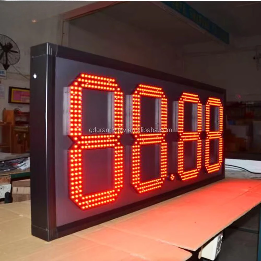 

Outdoor Gas Station LED Digital Price Screen Display Sign