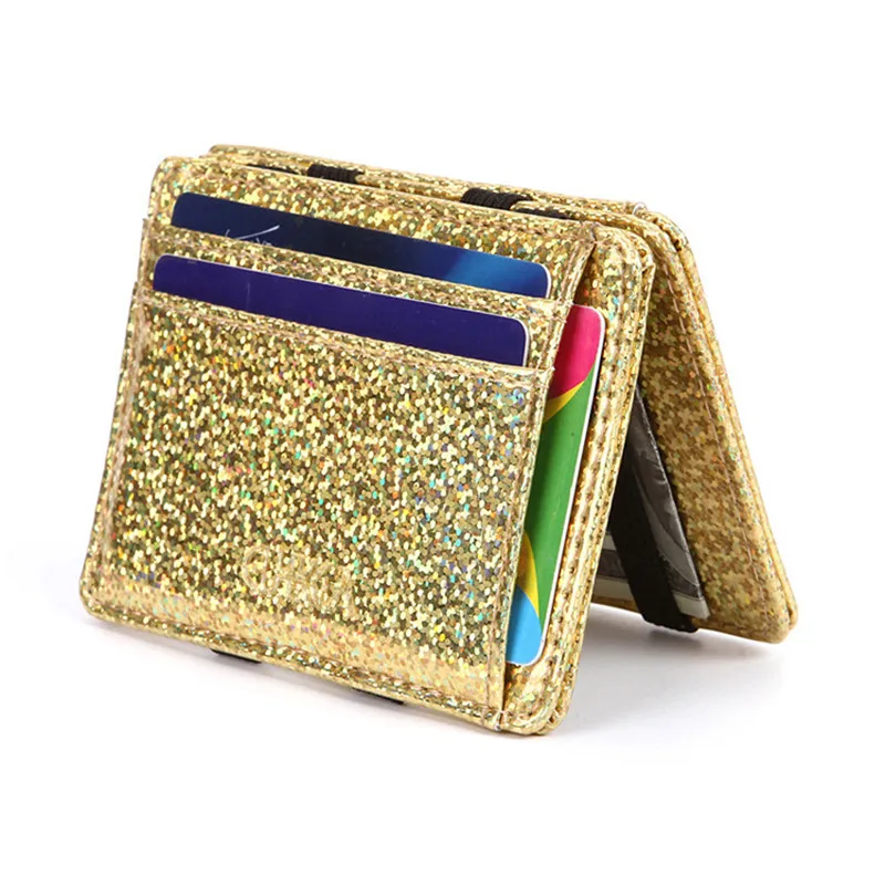 

Fashion Mini Bank Credit Card Holder Women's PU Leather Portable Card Cover Coin Purse Ultra Thin Business Wallet for Female Men