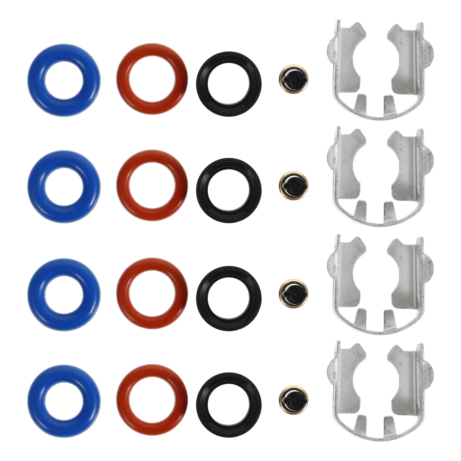 

1 комплект, комплект для восстановления топливной форсунки, кольцевое уплотнение, прокладка фильтра, ремонтный раствор, прочные металлические резиновые компоненты для обслуживания автомобиля