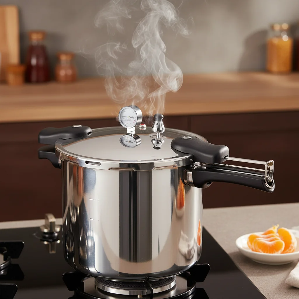 

Thickened Explosion Proof Pressure Cooker High Speed Cooking Pot Suitable for Gas Stove Induction Cooker Kitchen Cookware