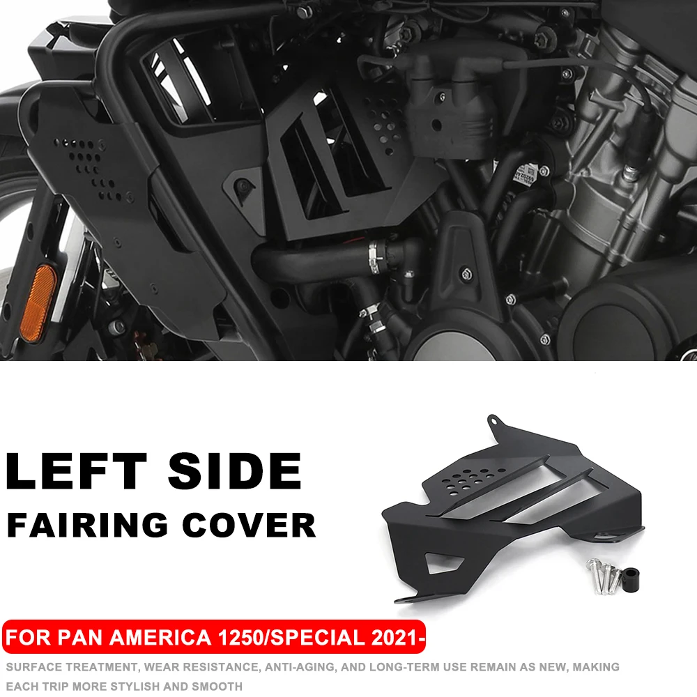 

Fit for Pan America 1250 Special 1250S 2021-Motorcycle Engine Guard Side Fairing Protective Cover Left Panels Shield Air Deflect