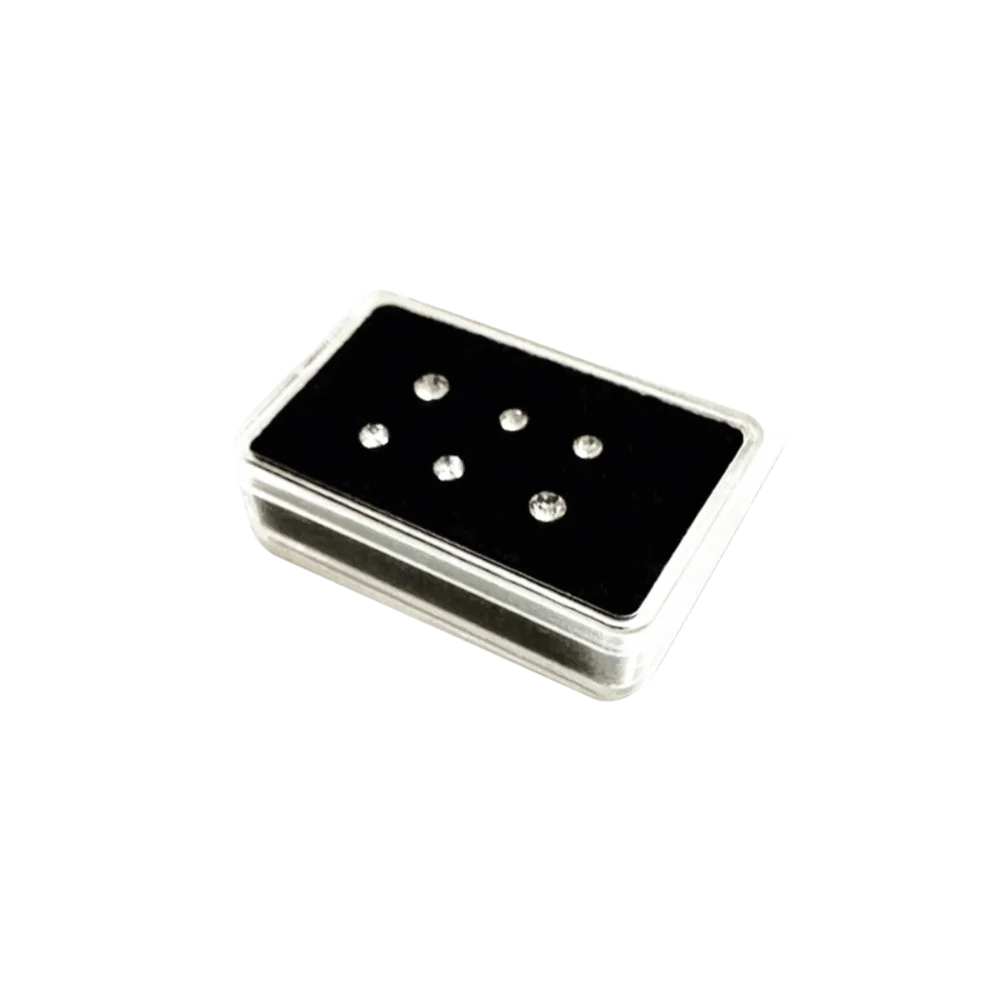 Portable Acrylic Jewelry Display Case Transparent with Foam Pad Jewelry Packaging Box Dust-proof Jewelry Box For Diamond Jewelry