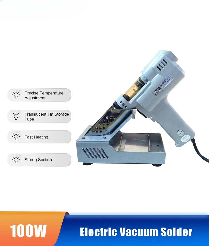 

Brand New S-993A Powerful Single Air Pump Electric Tin Device Suction Gun 100w Removal Tool