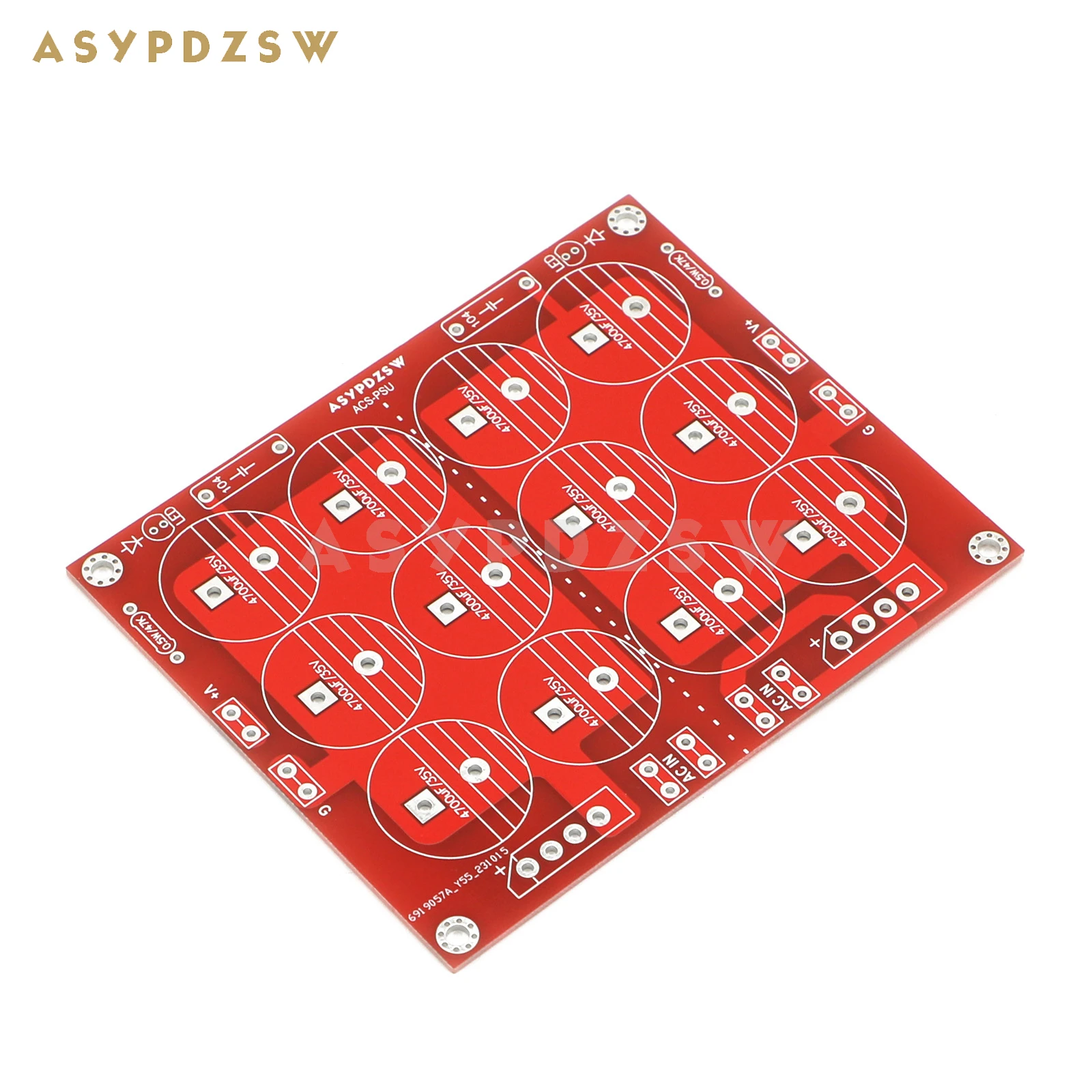 Raddrizzatore di alimentazione a tensione singola a doppio canale ACA-PSU che filtra PCB nudo per amplificatore PASS ACA