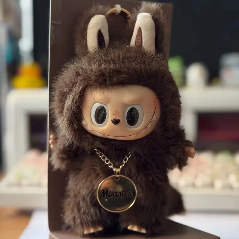 

High Quality Popmart Labubu Series Vinyl Plush Doll Blind Box Winnie Butterfly Series Plush Doll Cute Cartoon Pendant Accessory