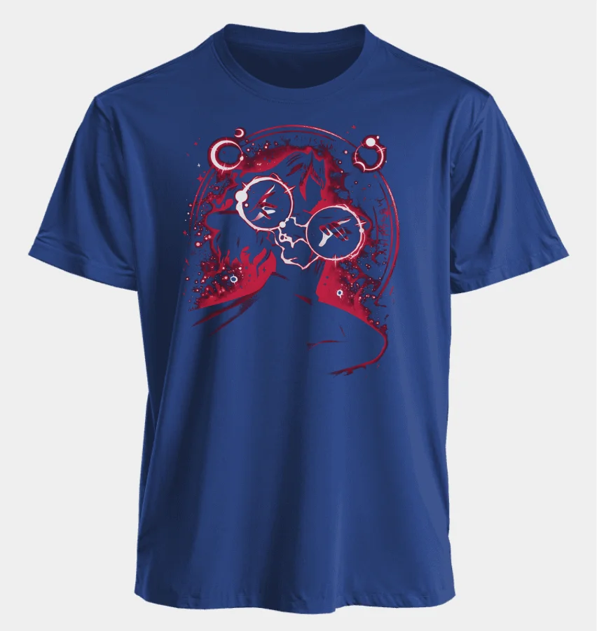 Marvel Men's and Women's T-shirts Scarlet Witch Summer US Spring and Autumn New Sports and Fitness Trend Oversized Short-sleeved view 2