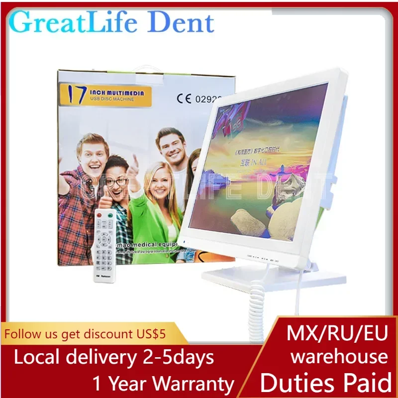 GreatLife Dent 17-дюймовая HD1600 10-дюймовая стандартная холодная стандартная стоматологическая Usb Проводная внутриоральная интраоральная камера Wi-Fi беспроводная