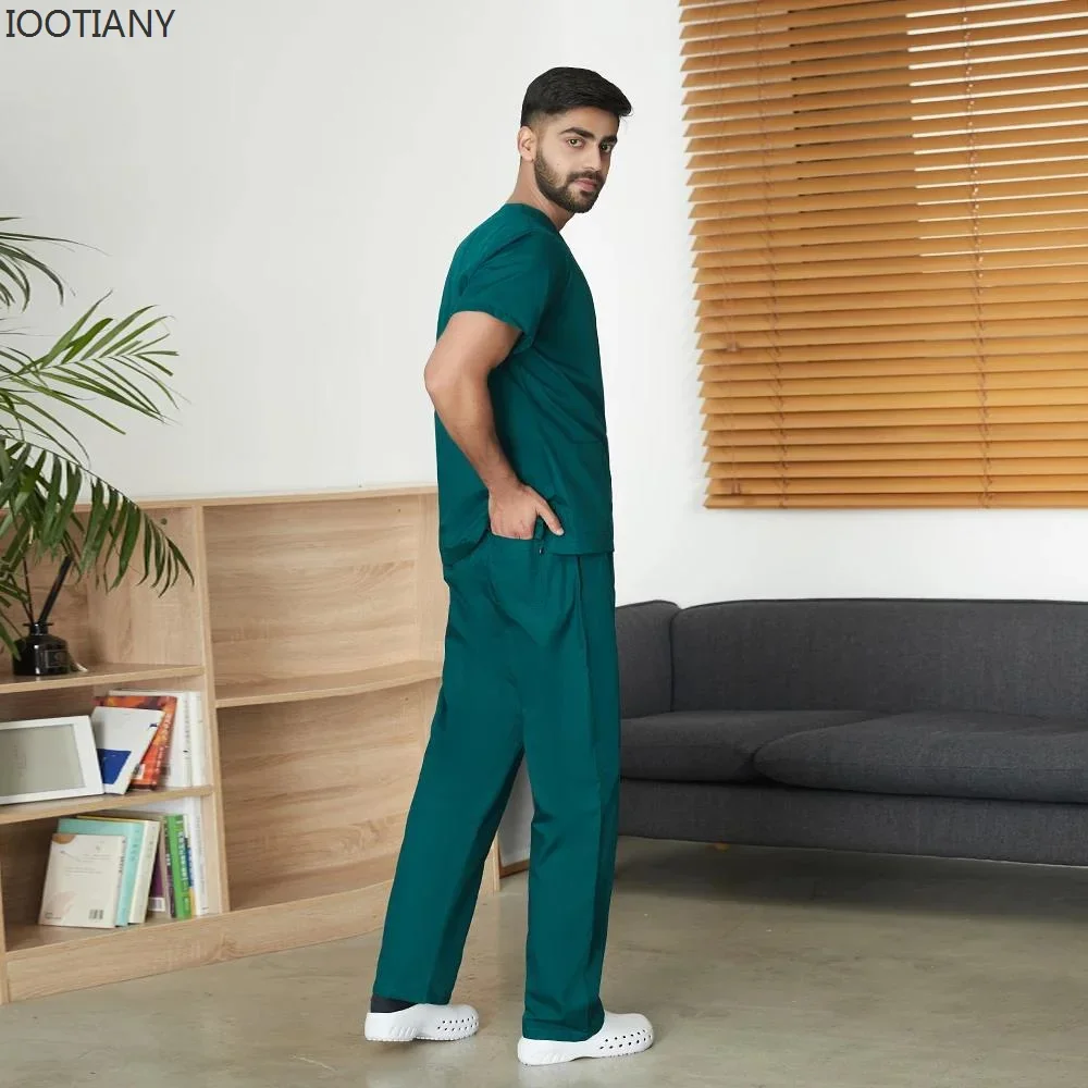 Косплей, медицинская студенческая работа, экспериментальная форма, зеленая больница, хирургический халат, клиническая клиника, медсестра, медицинская оплата, спа-лаборатория Sc